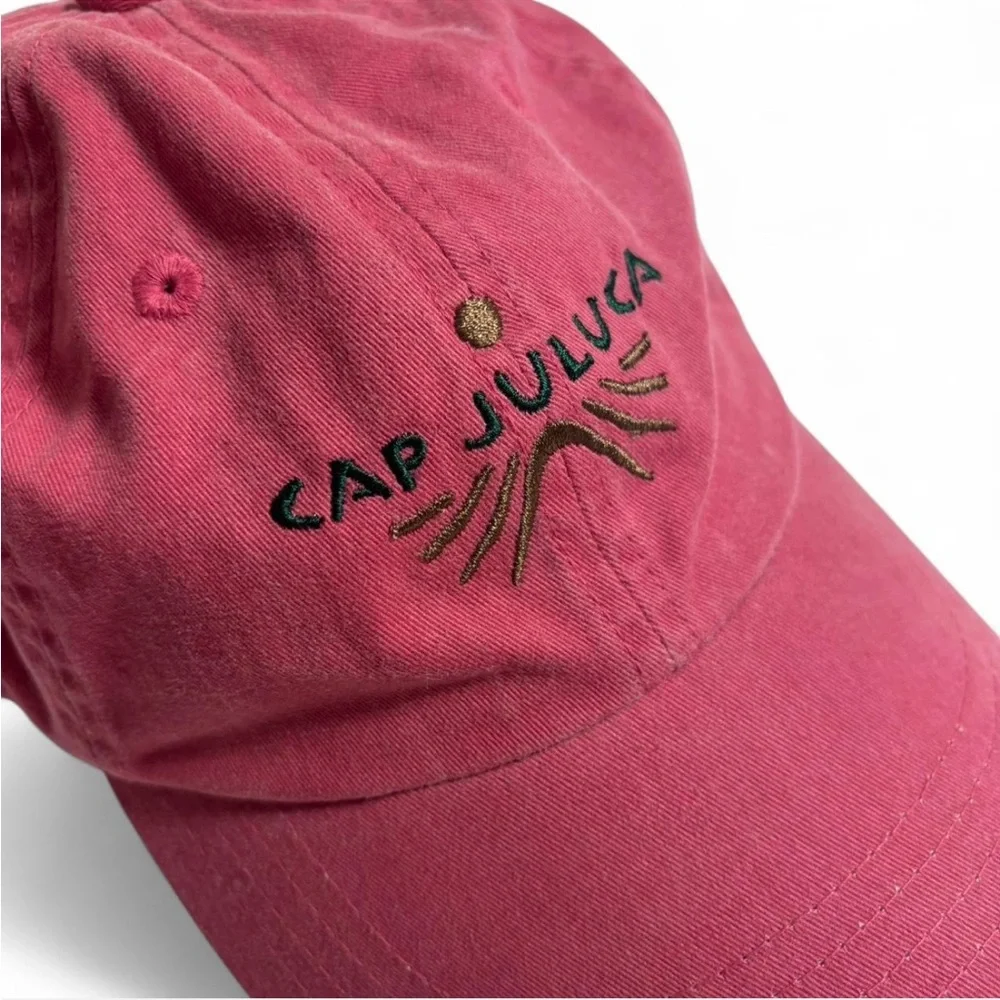 Vintage Juluca Maroon Baseball Cap with Embroidered Logo - Picture 2 of 6